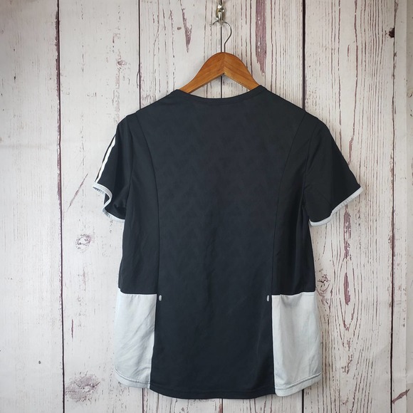 Adidas Mens Aeroready Running Shirt Size Medium Short Sleeve Black - Picture 5 of 7